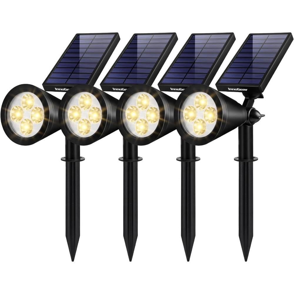 Outdoor Lighting Options - Solarleuchten für den Außenbereich, warmweiß, wasserdicht,