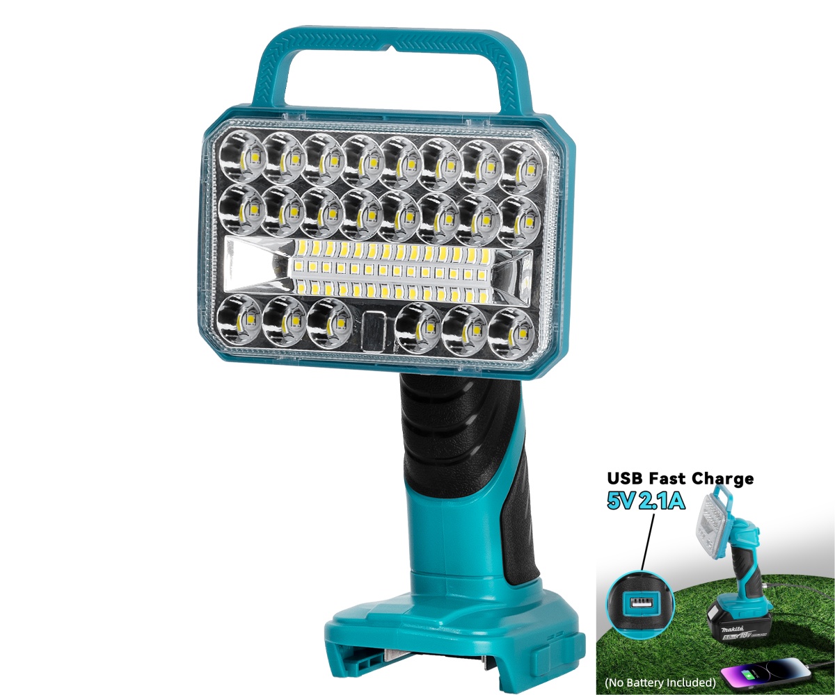 Outdoor Lighting Jobs - 18W 2000LM kabellose LED-Taschenlampe für Makita