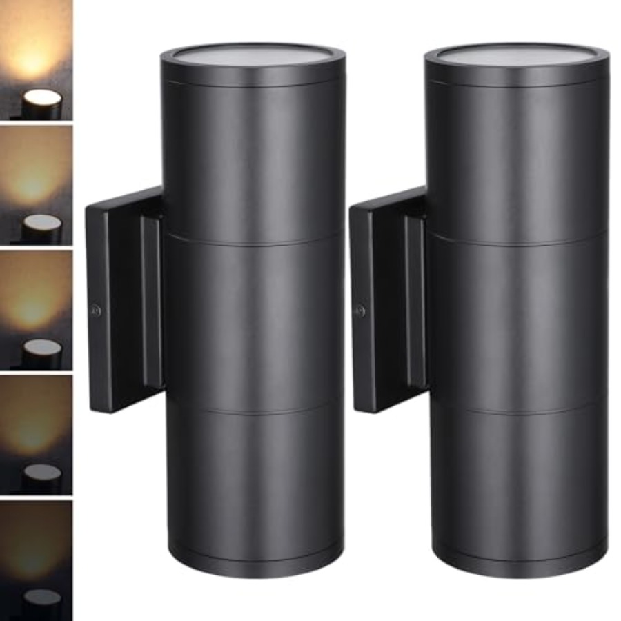Outdoor Lighting Sconce - 3000K LED Zylinder-Wandleuchte für den Außenbereich,