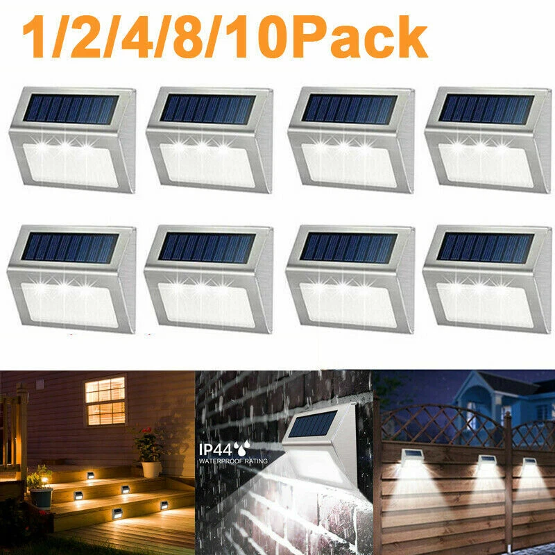 Outdoor Lighting Zigbee - 1–10 Stück Solar-Deckleuchten, Solar-Wandleuchten für Außengeländer,