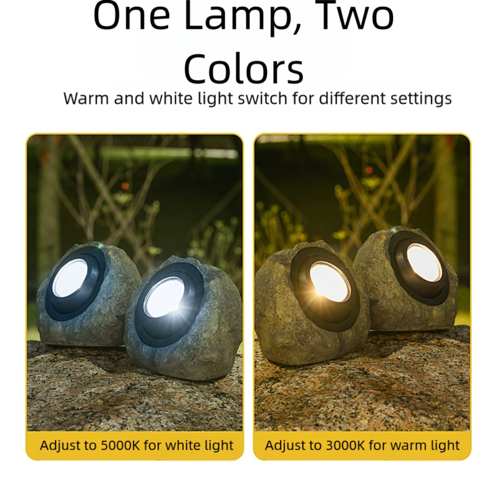 Outdoor Lighting Options - IP65 wasserdichte solarbetriebene Stehlampe LED für