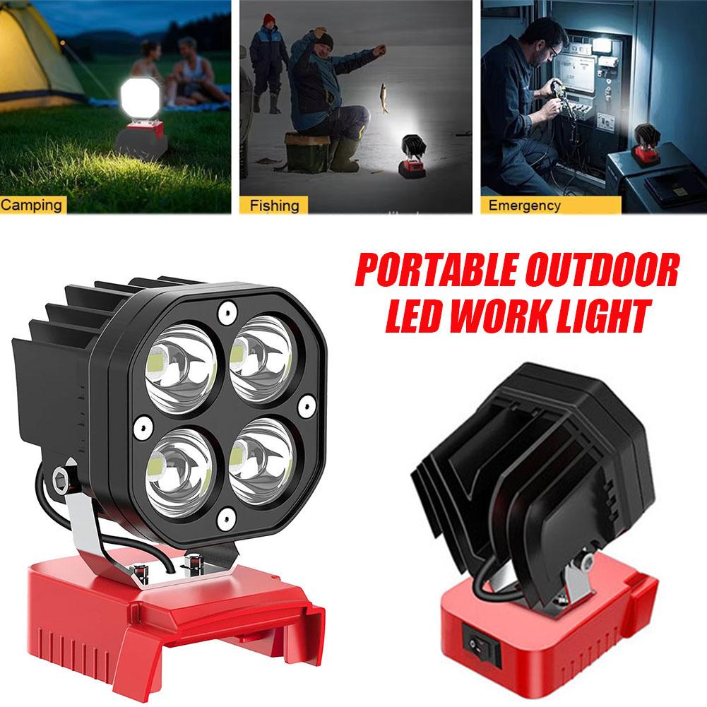 Outdoor Lighting Jobs - Für Milwaukee M18 18V Lithium-Akku 40W