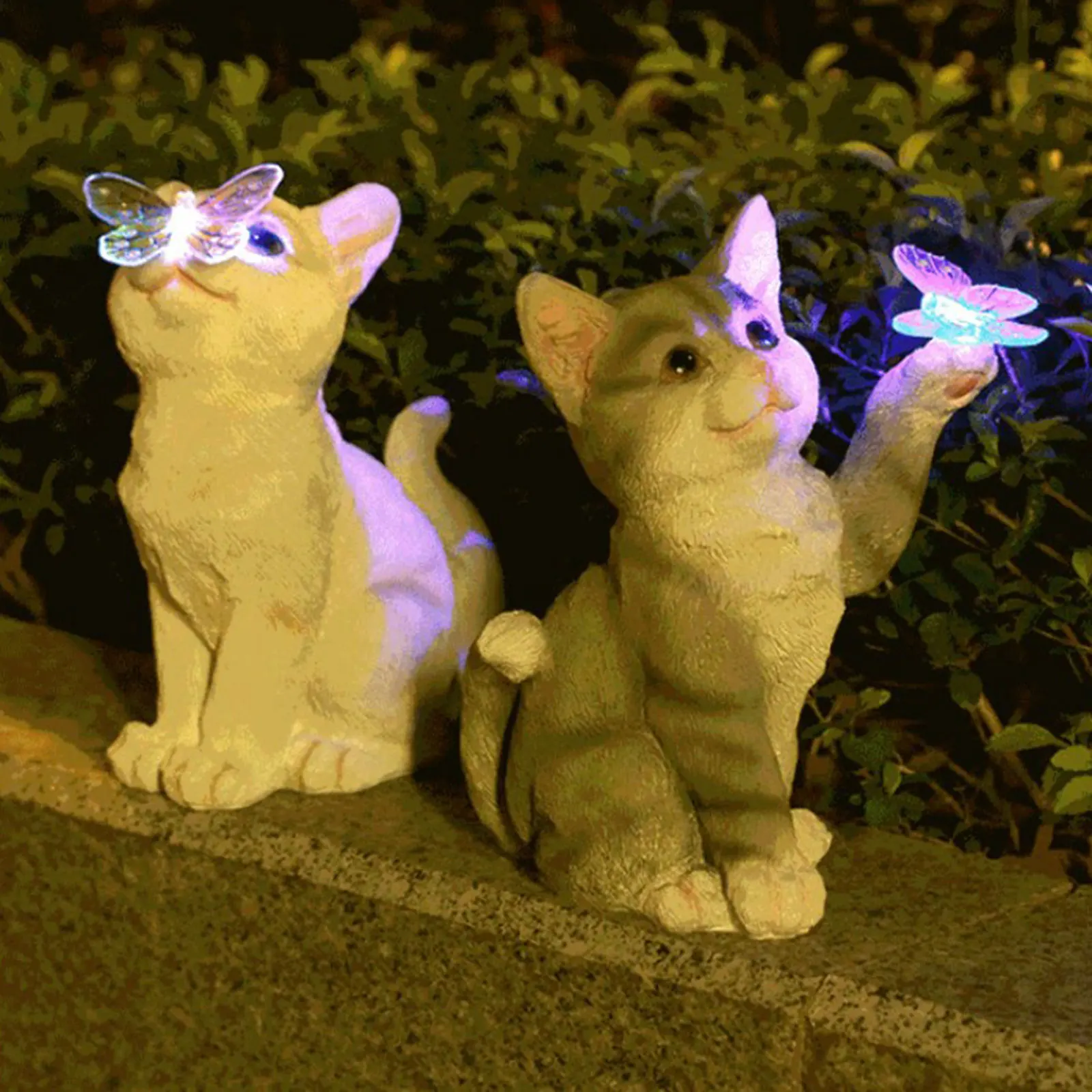Landscape Spike Light - Outdoor Katze Skulptur Figur Anhänger Garten