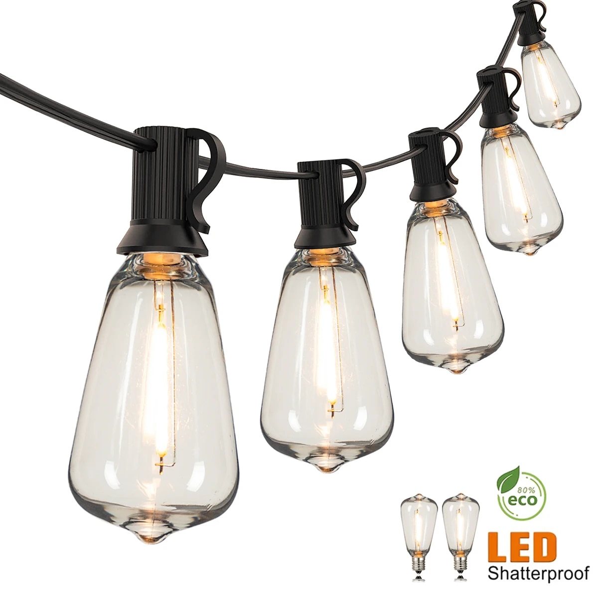 Outdoor Lighting Sconce - 110V US-Stecker ST38 Lichterkette für Außenbereich,