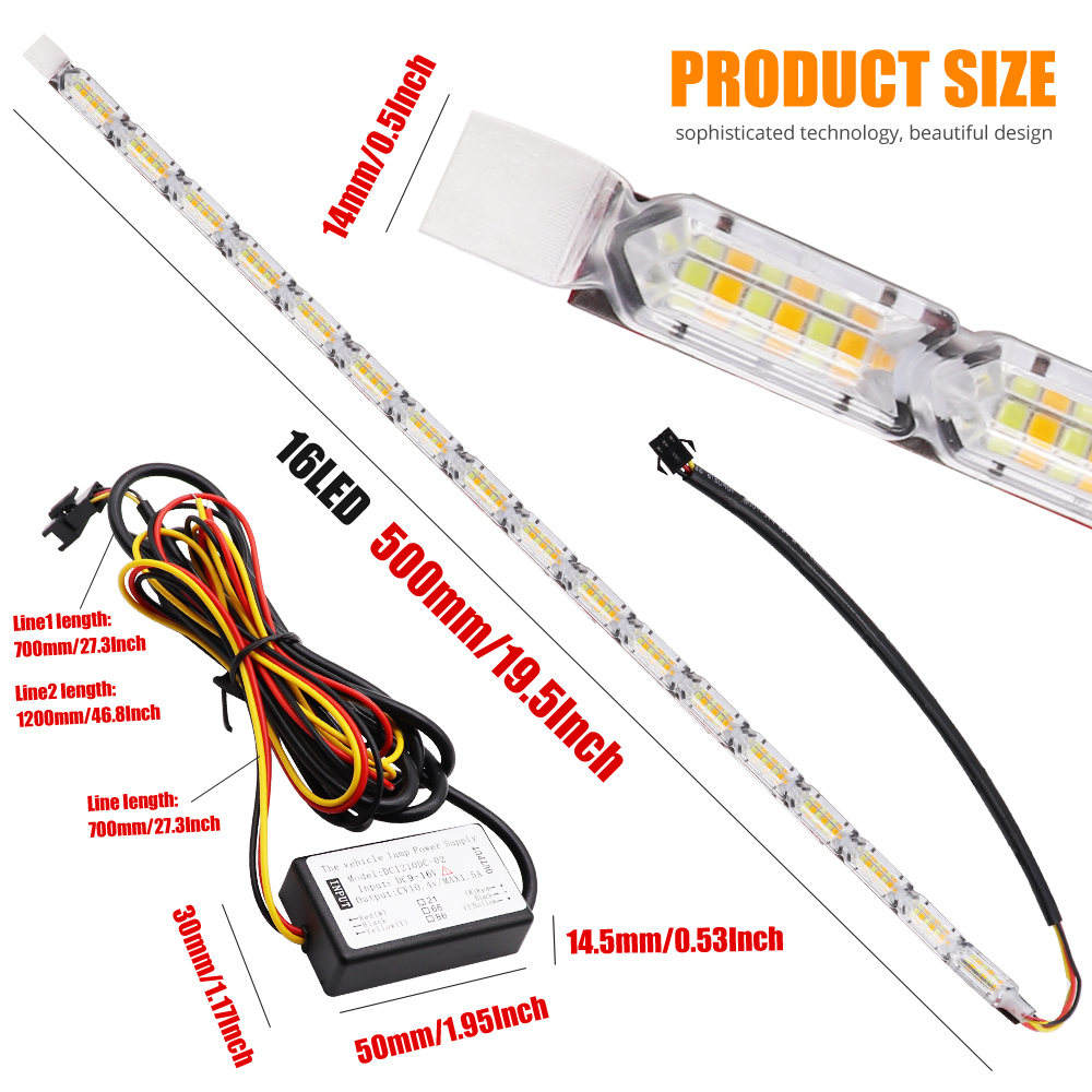 2 stücke DRL LED Streifen Flex – Waterproof Led Strip Bewertung und Preis