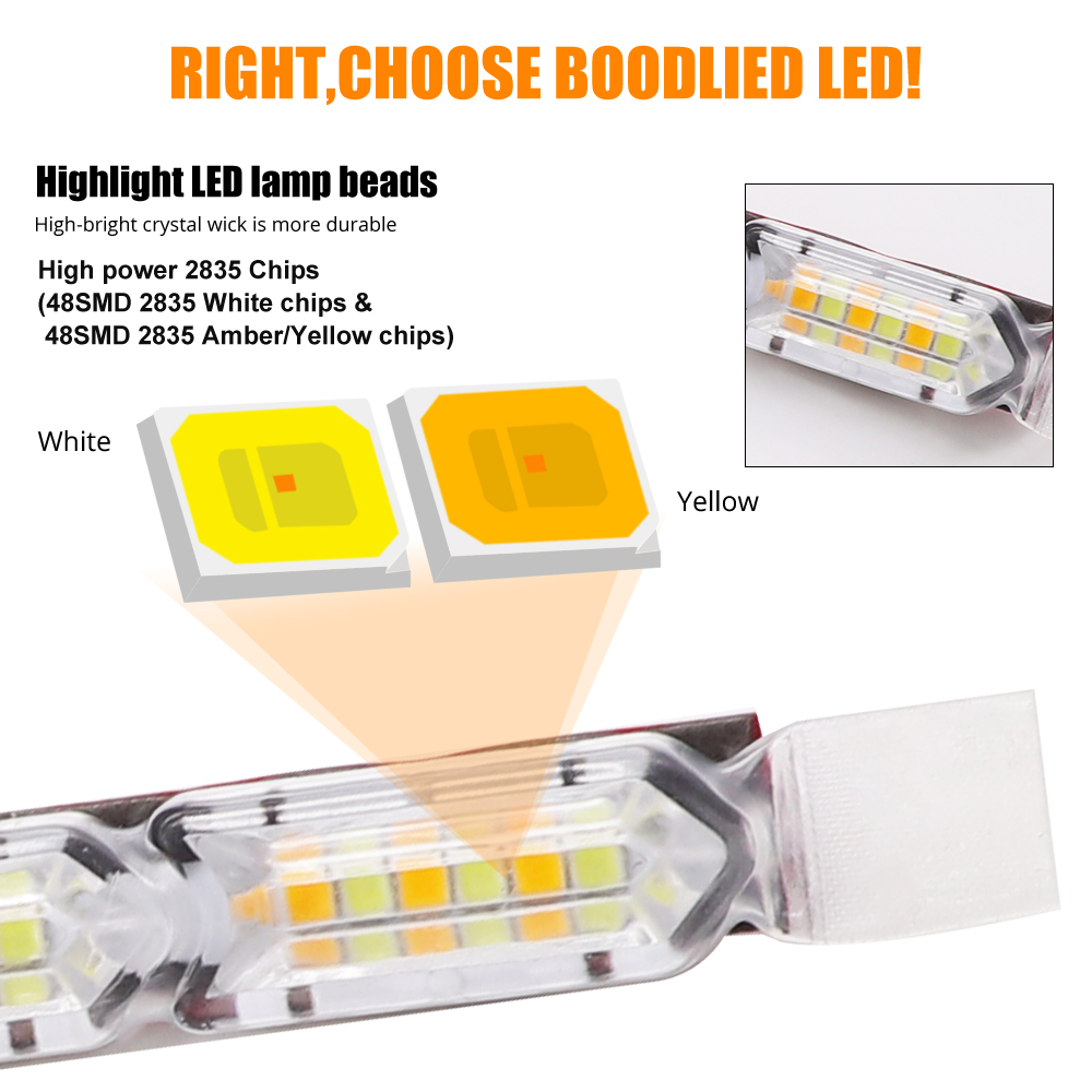 2 stücke DRL LED Streifen Flex – Waterproof Led Strip Bewertung und Preis