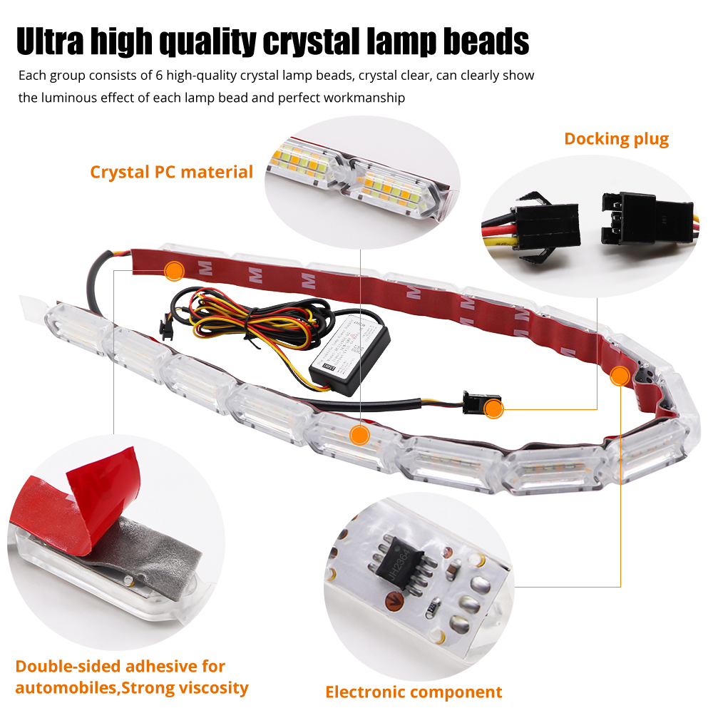 2 stücke DRL LED Streifen Flex – Waterproof Led Strip Bewertung und Preis
