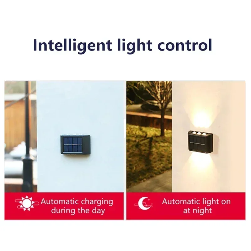 LED Solarleuchte für Außen, Wa – Outdoor Lighting Sconce Bewertung und Preis