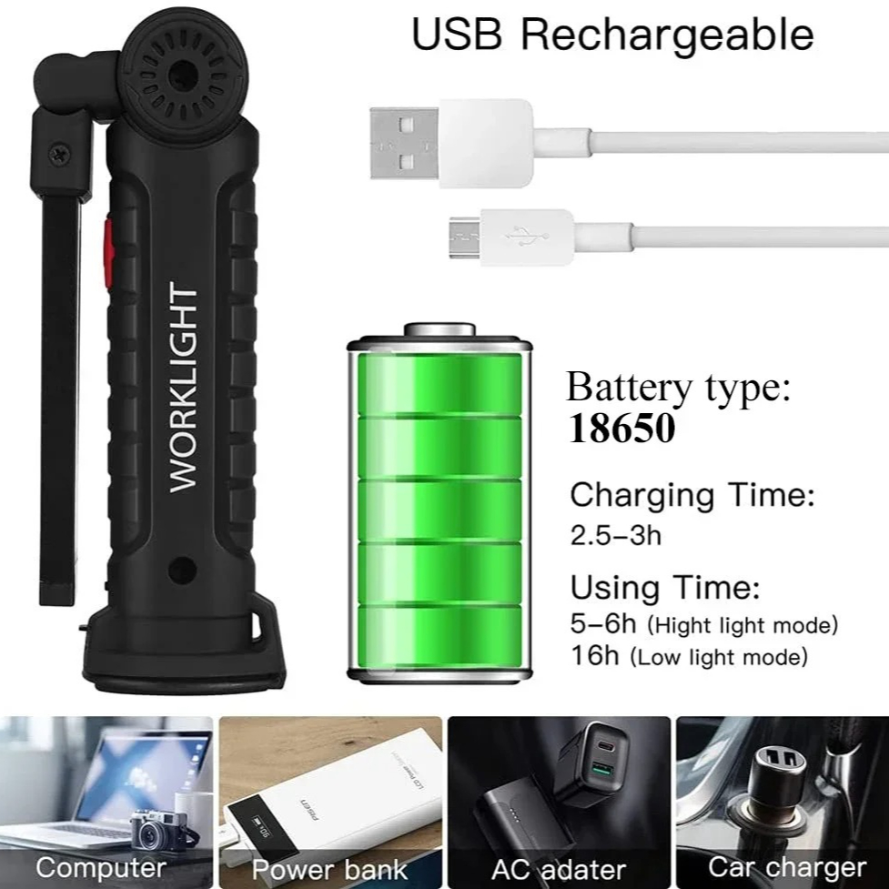 Tragbare COB-LED-Taschenlampe, – Outdoor Lighting Portable Bewertung und Preis