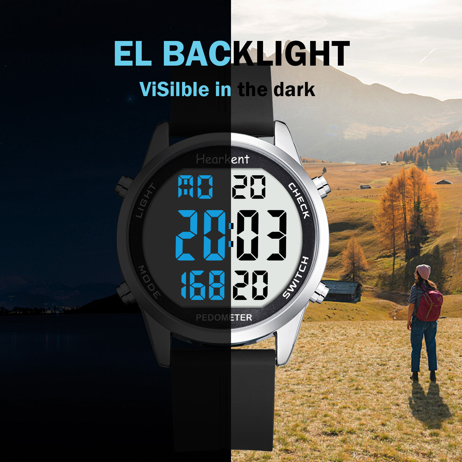 Hearkent Schrittzähler-Uhr für – Outdoor Lighting Deck Bewertung und Preis