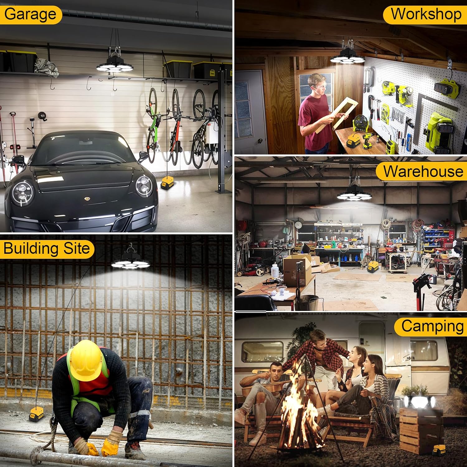 Batteriebetriebene LED-Arbeits – Outdoor Lighting Jobs Bewertung und Preis