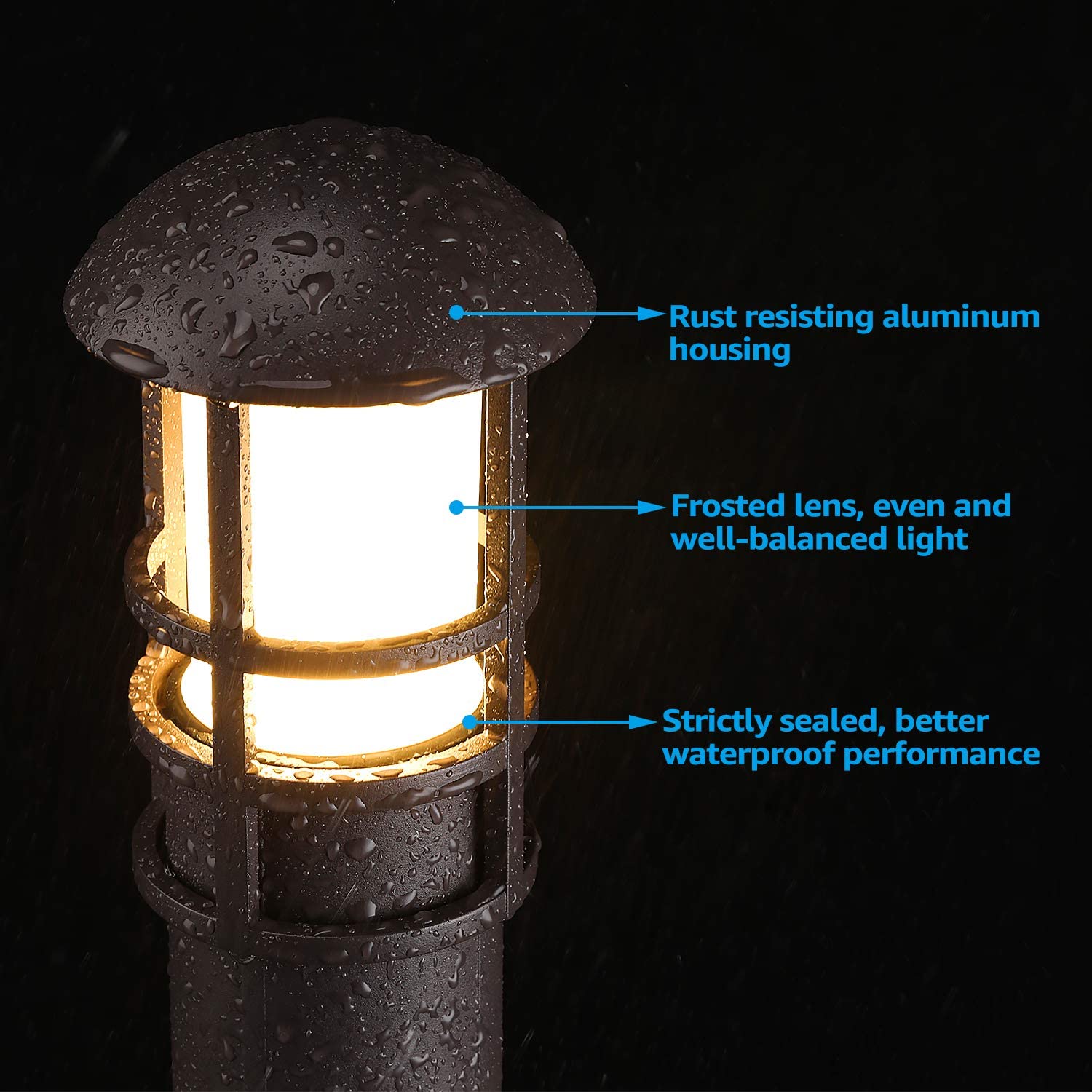 8Pcs LED Outdoor Garten Rasen  – Landscape Spike Light Bewertung und Preis