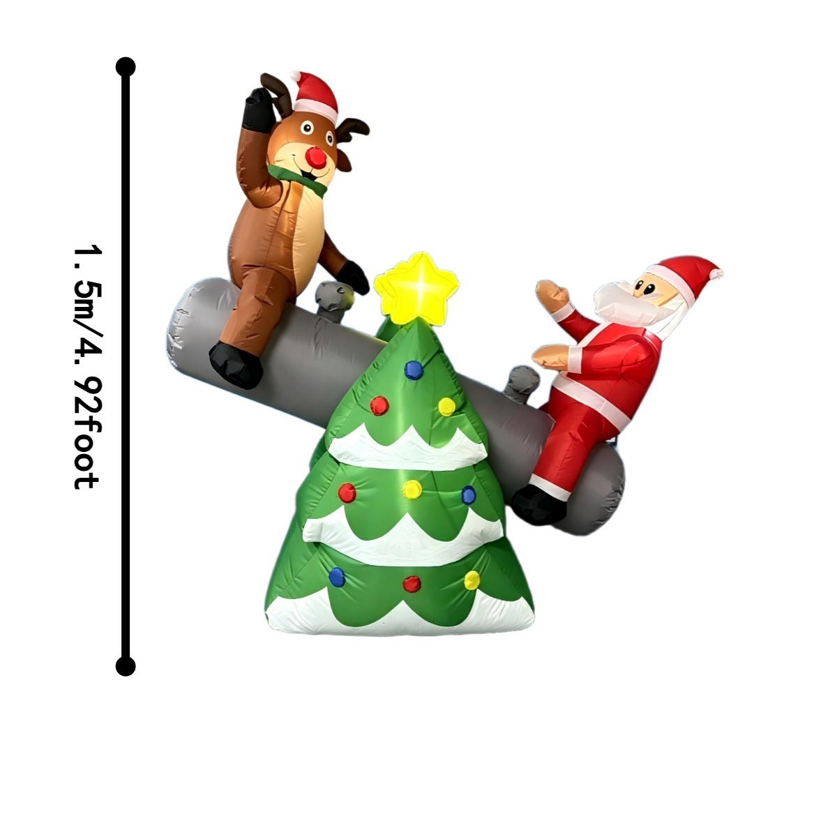 Weihnachtliche aufblasbare Spi – Outdoor Lighting On Trees Bewertung und Preis