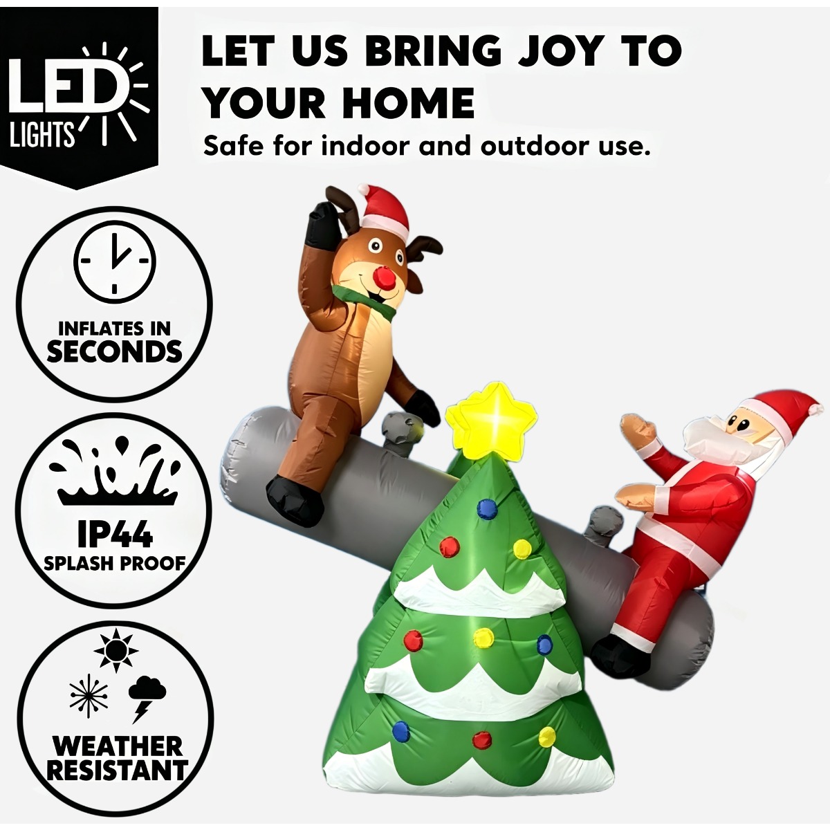 Weihnachtliche aufblasbare Spi – Outdoor Lighting On Trees Bewertung und Preis