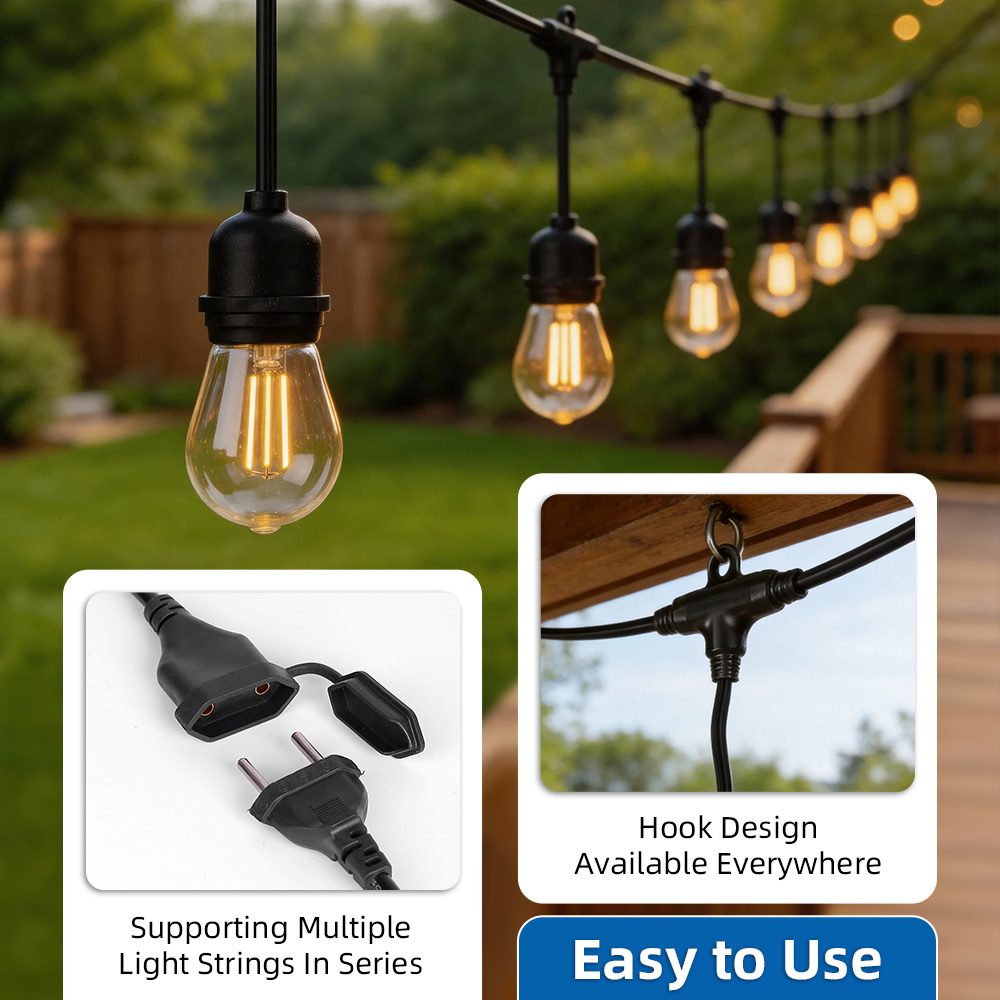 Outdoor-Garten-Lichterkette, w – Outdoor Lighting Options Bewertung und Preis