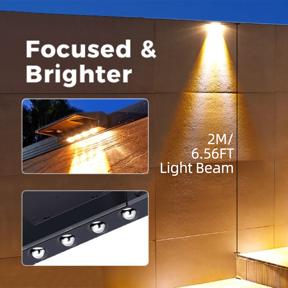 2er-Pack Solar-Wandleuchten, 4 – Outdoor Lighting Zigbee Bewertung und Preis