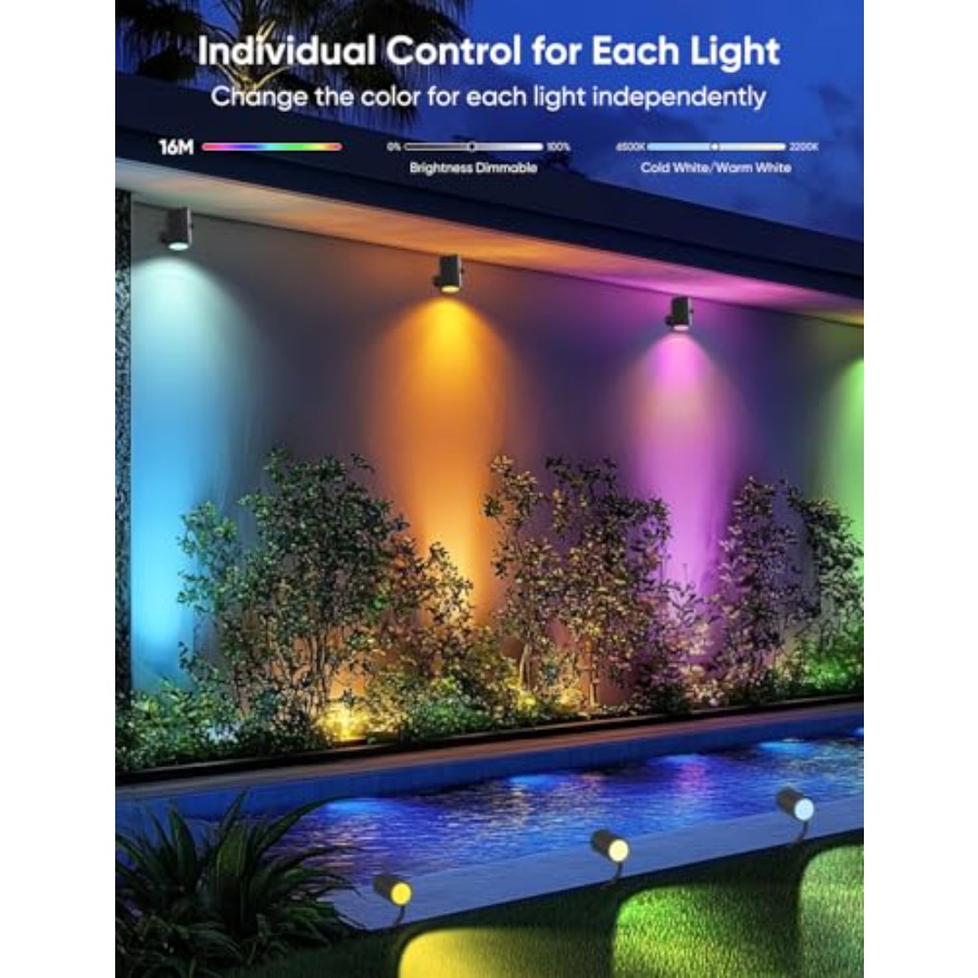 Außenstrahler 600lm, Intellige – Outdoor Lighting Kits Low Voltage Bewertung und Preis