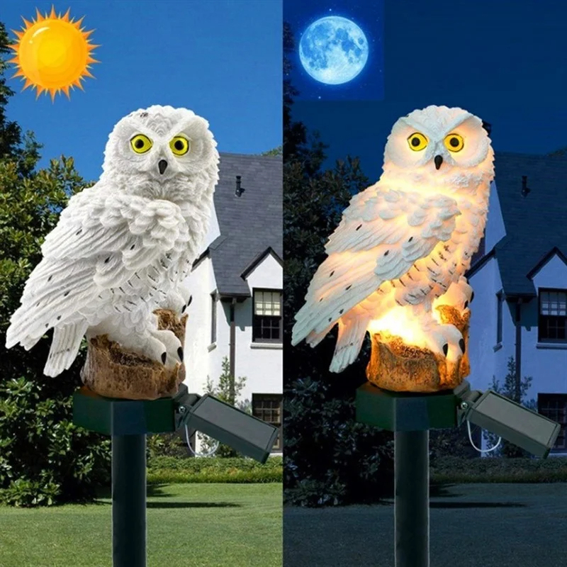 Solar-Eulen-Statue Gartenleuch – Outdoor Lighting House Bewertung und Preis