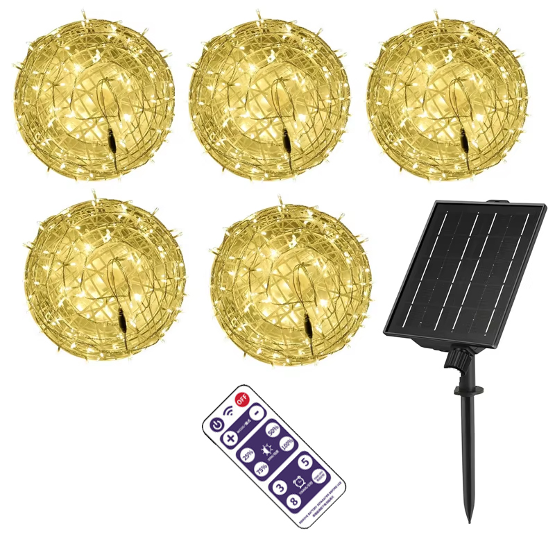 Solar-Weihnachtskugel-Lichter  – Outdoor Lighting On Trees Bewertung und Preis