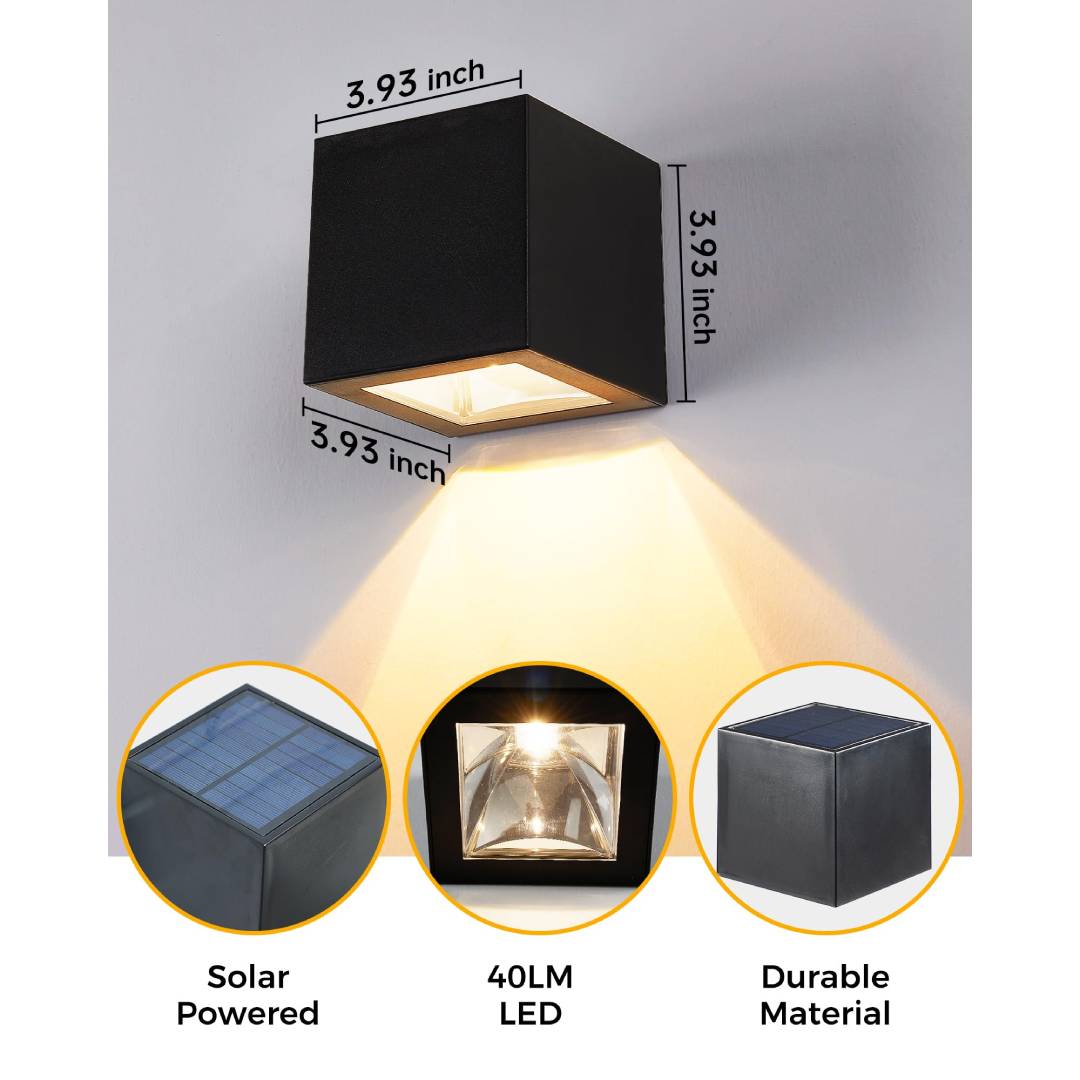 Solare Außenwandleuchte, Quadr – Outdoor Lighting Sconce Bewertung und Preis