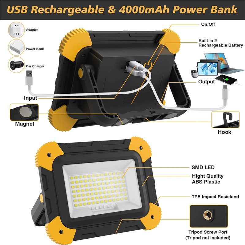 AT21-Tragbare, wiederaufladbar – Outdoor Lighting Jobs Bewertung und Preis