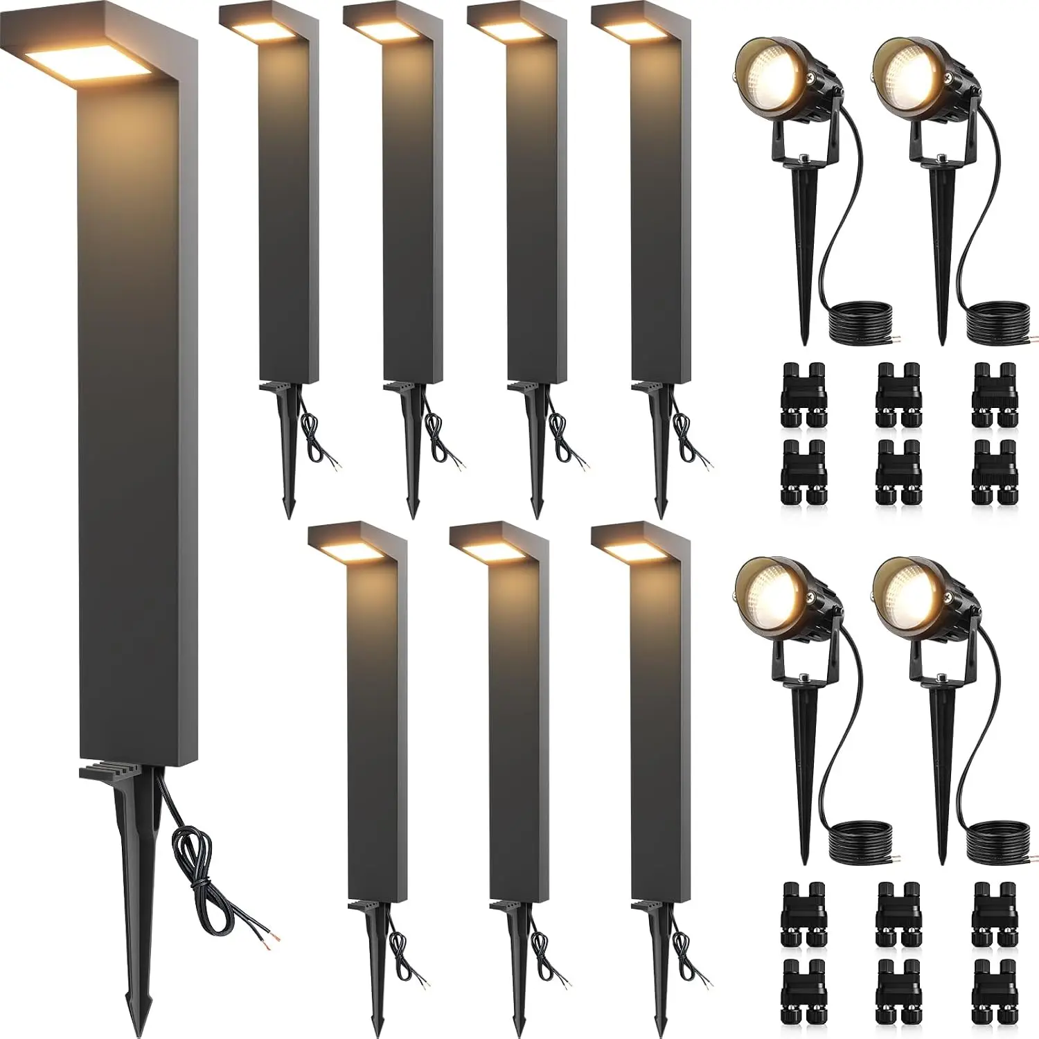 LED-Niedervolt-Landschaftsbele – Outdoor Lighting Kits Low Voltage Bewertung und Preis