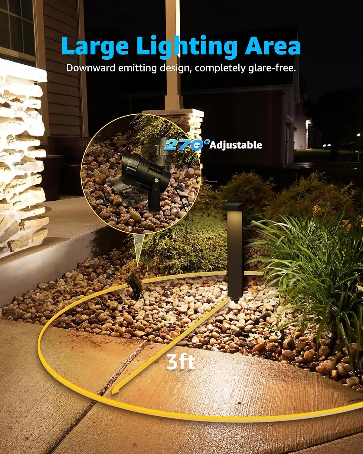 LED-Niedervolt-Landschaftsbele – Outdoor Lighting Kits Low Voltage Bewertung und Preis