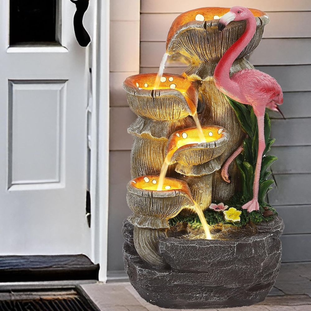 5-stufiger Wasserbrunnen für d – Outdoor Lighting Deck Bewertung und Preis
