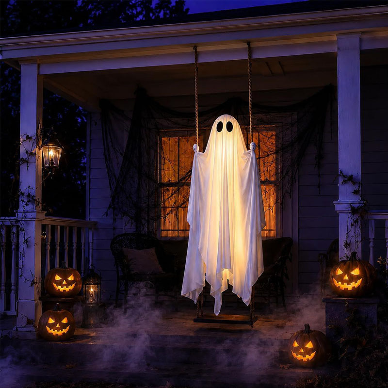 Halloween Leuchtender Geist au – Outdoor Lighting On Trees Bewertung und Preis